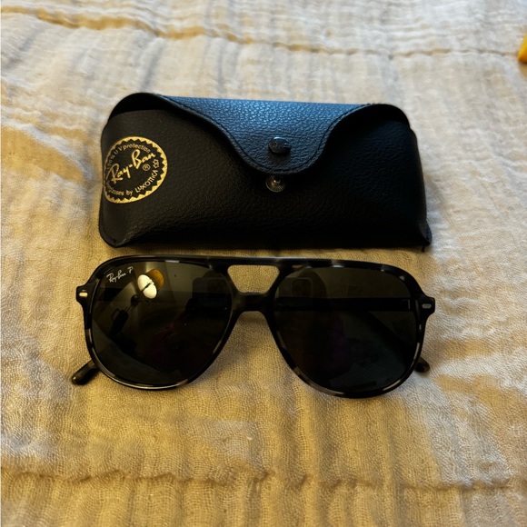 Ray-Ban Tortoise Aviator Sunglasses - Picture 1 of 4